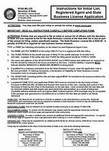 Photos of Nevada State Business License Application Form