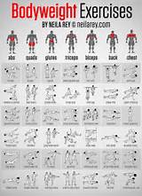 Images of Body Weight Training Exercises