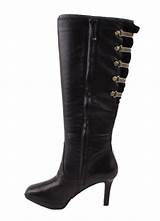 Leather Knee High Dress Boots Images