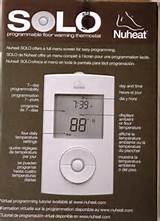 Nuheat Solo Floor Heating Programmable Thermostat Pictures