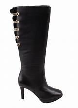 Pictures of Leather Knee High Dress Boots