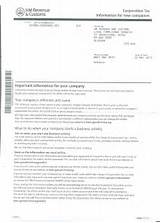Images of Hmrc Dormant Company Tax Return