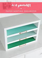 Paper Sorting Shelves