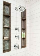 Pictures of Built In Shower Shelves