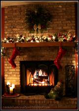 Photos of Fireplaces Decorated For Christmas