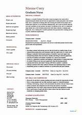 Pictures of Graduate Nurse Resume Template