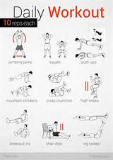 Images of Fitness Exercises Without Equipment