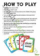 The Card Game Uno Rules Images