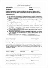 Corporate Credit Card Policy Template