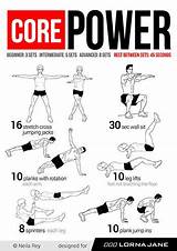Pictures of Power Training Workout Cards