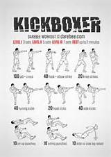 Kickboxing Workout Exercises Photos