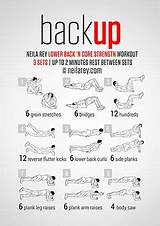 Lower Back Exercise Routine Pictures