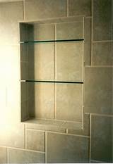 Shower Tile Shelves Photos