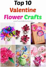 Valentine Flower Craft Photos
