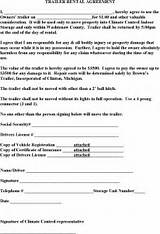 Pictures of Truck Trailer Lease Agreement