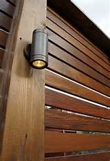 Photos of Wood Fence Lighting