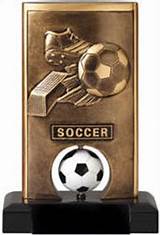 Spinning Soccer Ball Trophy Pictures