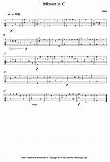 Pictures of Minuet Guitar Tab