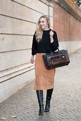 How To Wear A Long Skirt With Boots Pictures