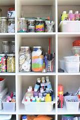 Photos of Organizing Art Supplies At Home