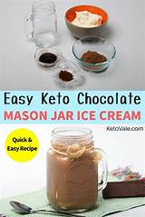 Pictures of Keto Ice Cream Mason Jar