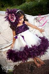 Dark Purple Flower Girl Dresses Images