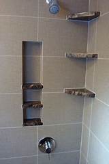 Built In Shower Shelves Pictures