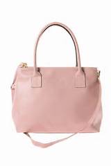 Pale Pink Leather Handbag