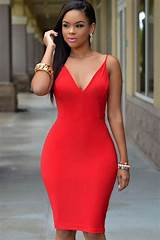 Photos of Cheap Red Club Dresses