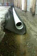 Basement Waterproofing French Drain System Photos