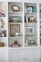 Photos of How To Decorate A Built In Bookshelf