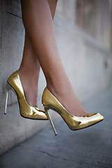 Pictures of Heels Gold