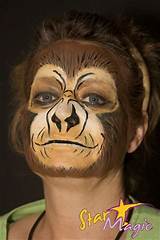 Gorilla Face Makeup Photos