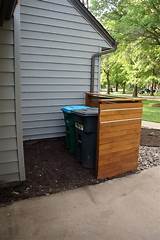Pictures of How To Build A Fence To Hide Garbage Cans