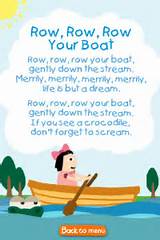 Pictures of Row Row Boat Lyrics