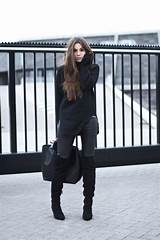 Images of Leather Over The Knee Boots Outfits