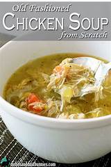 Pictures of Old Fashioned Chicken Vegetable Soup Recipe