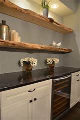 Images of Raw Wood Floating Shelves
