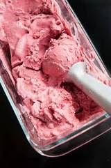Pictures of Ice Cream Recipe Raspberry
