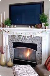 Decorate A Mantel With Tv Images