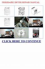 Frigidaire Gallery Dryer Repair Manual