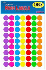 Neon Dot Stickers Images