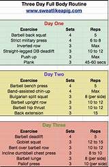Body Weight Exercise Routines Images