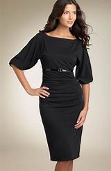 Images of Black Semi Formal Dresses With Sleeves