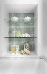 Built In Shower Shelves Pictures