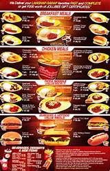 Pictures of Jollibee Online Delivery Menu