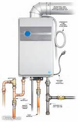 Gas Electric Tankless Water Heater Images