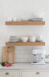 Mounted Kitchen Shelves