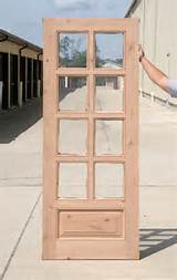 Knotty Alder French Doors