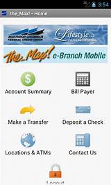 Pictures of Max Credit Union Mobile Deposit
